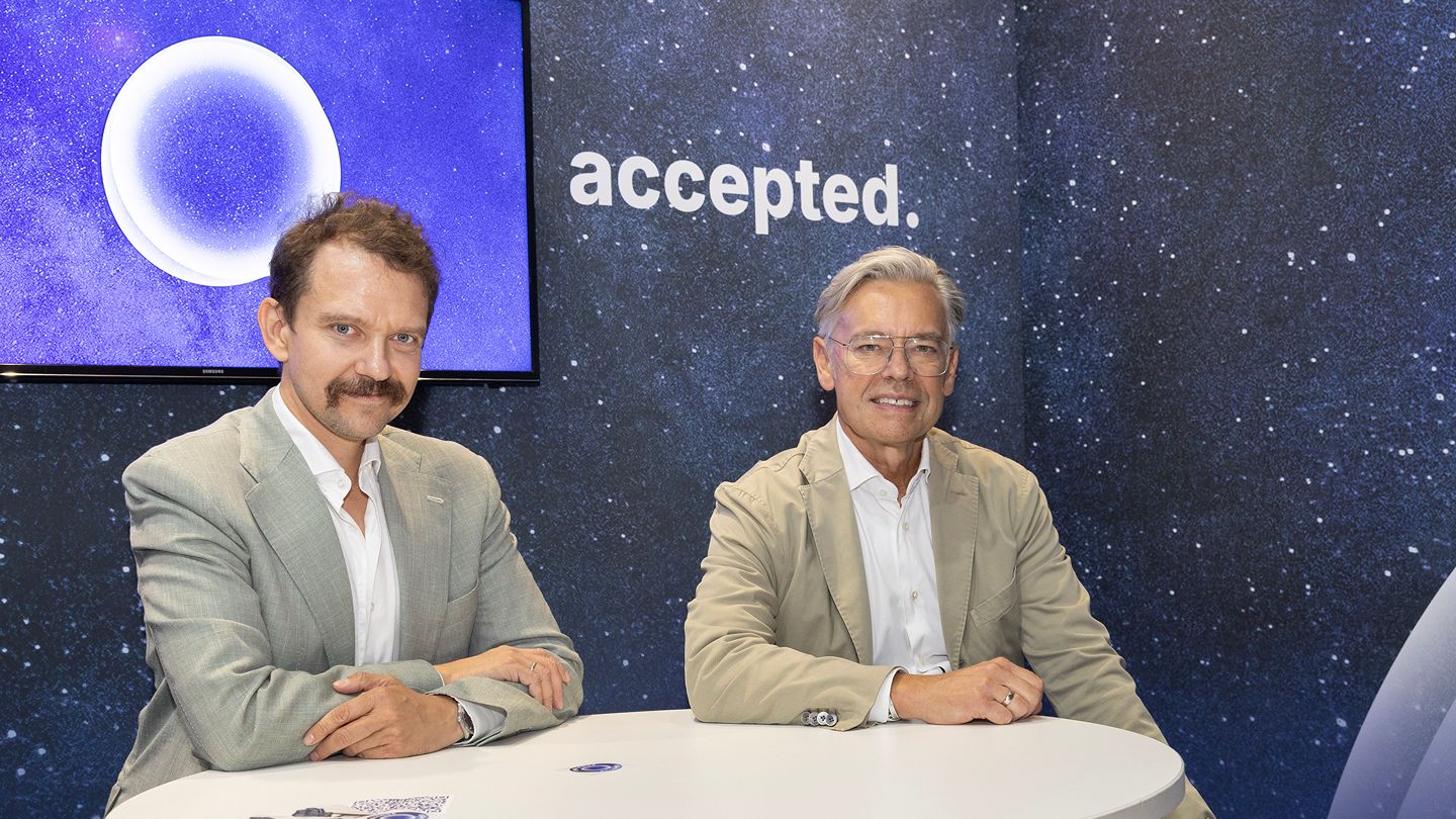 Krzysztof Bartkowski, with Michael Wagenhofer, Managing Director, Big Blue Marble